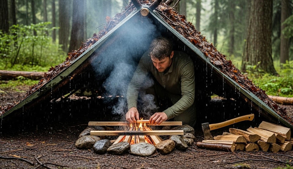Building a Rainproof Fire After Days of Rain hero image